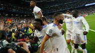 Feierstunde in Madrid: Das Real-Stadion hat schon viele besondere Momente erlebt, hier der Sieg im Halbfinale gegen Manchester City.